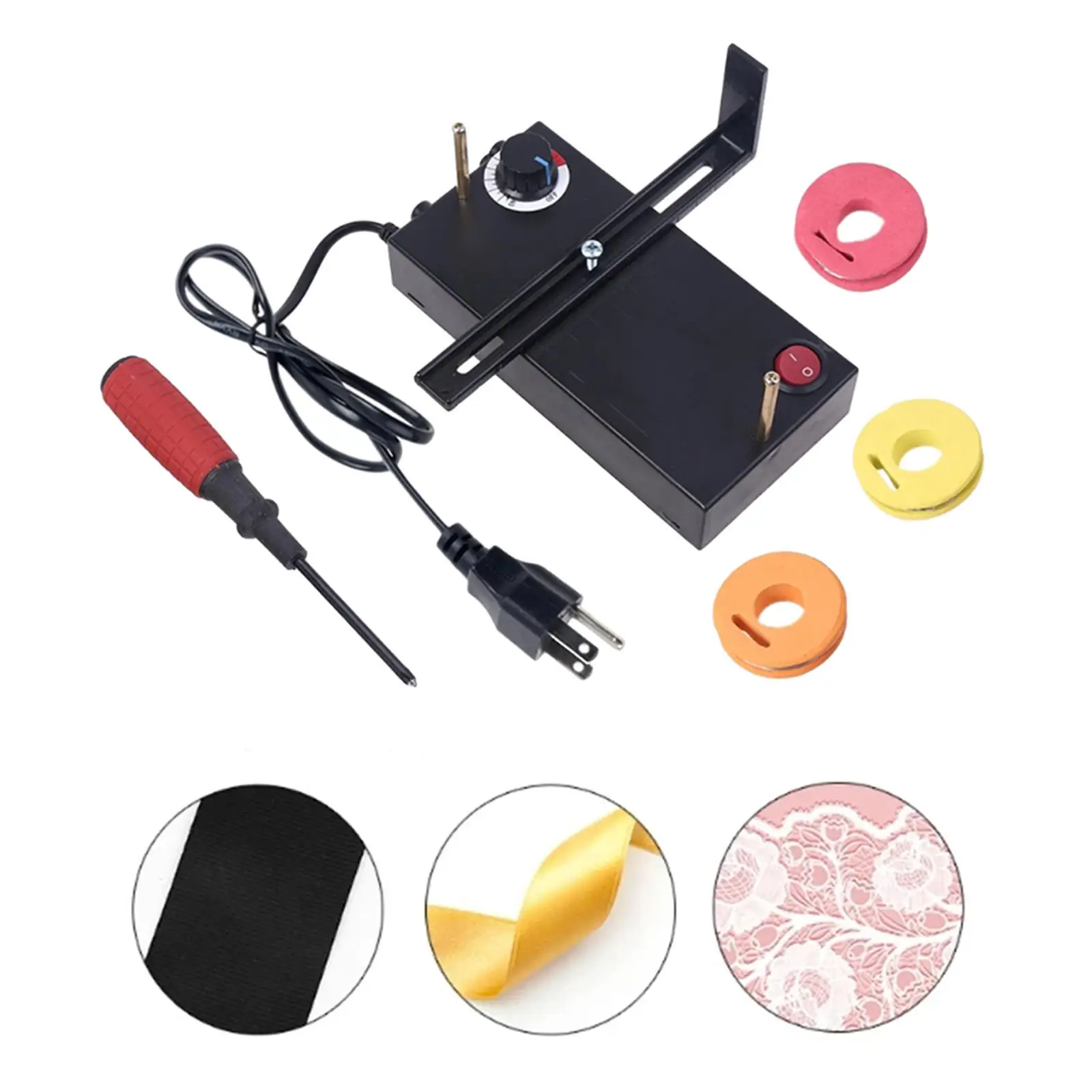 Hot Ribbon Cutter Cutting Machine Manual Blade Heating for Rope Textile Band Braid Webbing DIY Craft
Hot Ribbon Cutter Cutting Machine Manual Blade Heating for Rope Textile Band Braid Webbing DIY Craft