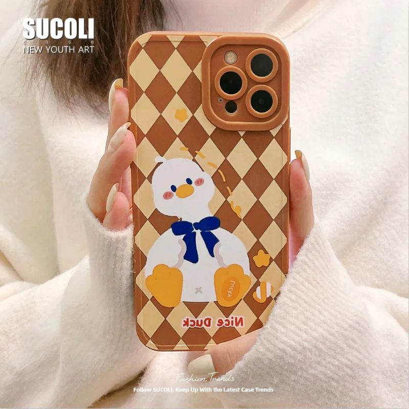 Cute Duck Cartoon Case For iPhone 13 12 11 Pro XS Max XR X Shockproof Soft Silicone Cover For iPhone 12 Mini 6 7 8 Plus
Cute Duck Cartoon Case For iPhone 13 12 11 Pro XS Max XR X Shockproof Soft Silicone Cover For iPhone 12 Mini 6 7 8 Plus