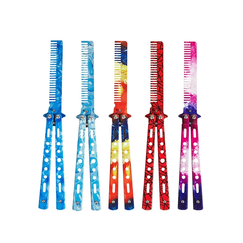 2022 new color 3D butterfly comb for home outing and carrying special disc hair barber comb for cool people hair accessories
2022 new color 3D butterfly comb for home outing and carrying special disc hair barber comb for cool people hair accessories
