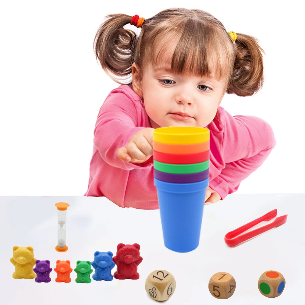 Bear Balances Scales Rainbow Stacking Games Boxed Balance Scales Rainbow Stack Cup Educational Math Brain Toy for Kids 
Bear Balances Scales Rainbow Stacking Games Boxed Balance Scales Rainbow Stack Cup Educational Math Brain Toy for Kids