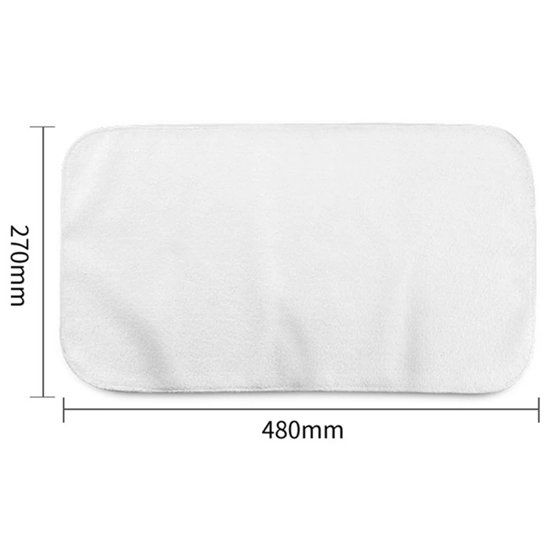 1 Set Cleaning Cloths Covers Spray Glass Cleaner Floor Cloth Pads & 1 Set Steam Mop Cloth Cleaning Pad Cloth Cover