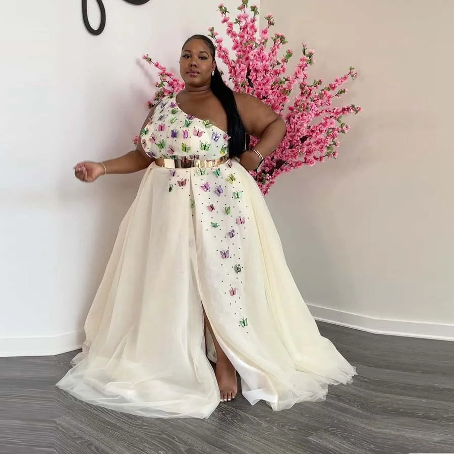 White Classic Exquisite Dresses Tulle Flower Butterflies Speck Woman Dress Strapless Ribbon Trim Custom Made Plus Size
White Classic Exquisite Dresses Tulle Flower Butterflies Speck Woman Dress Strapless Ribbon Trim Custom Made Plus Size