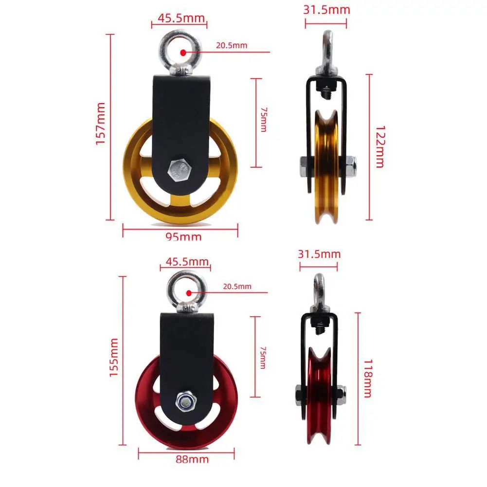 Fitness Pulley Bearing Lifting Fitness Pulley Mute Hanging High Metal Drop-down U-shaped Alloy Round Wheels Aluminum Y3R3
Fitness Pulley Bearing Lifting Fitness Pulley Mute Hanging High Metal Drop-down U-shaped Alloy Round Wheels Aluminum Y3R3
