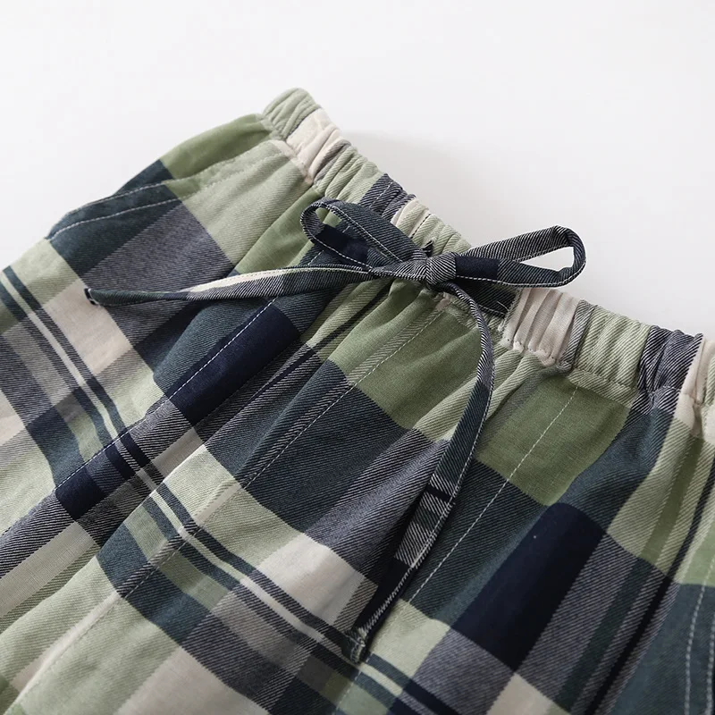 Couple Sleep Pants for Men and Women Spring and Autumn Plaid Design Cotton Long Trousers Loose Home Wear Pants Pajama Bottoms
Couple Sleep Pants for Men and Women Spring and Autumn Plaid Design Cotton Long Trousers Loose Home Wear Pants Pajama Bottoms