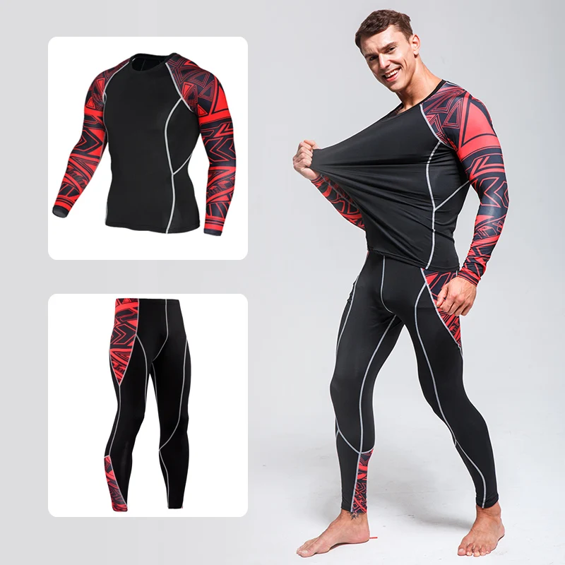 Autumn Winter Thermal underwear long johns Compression Tights Cycling underwear shirts Gym jogging suit Base layer Sport set
Autumn Winter Thermal underwear long johns Compression Tights Cycling underwear shirts Gym jogging suit Base layer Sport set