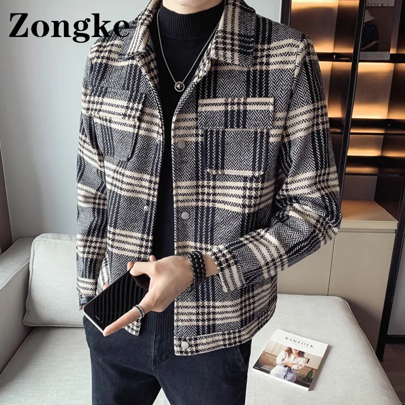 Zongke Plaid Bomber Jackets For Men Clothing Japanese Bombers Harajuku Streetwear Coat Size M-5XL 2022 Spring New Arrivals
Zongke Plaid Bomber Jackets For Men Clothing Japanese Bombers Harajuku Streetwear Coat Size M-5XL 2022 Spring New Arrivals