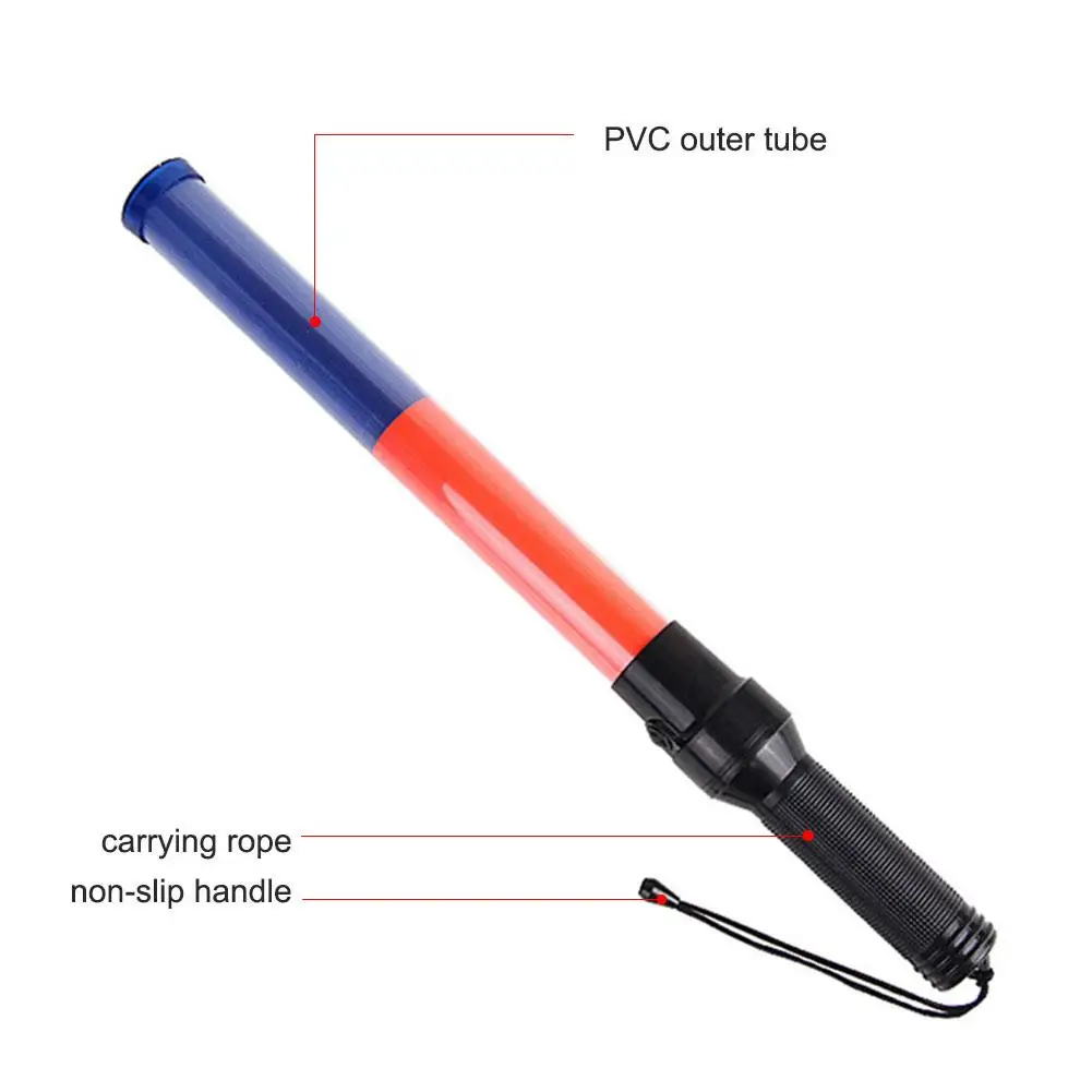 Outdoor LED Traffic Safety Signal Warning Flashing Wand Baton LED Flashlight Tactical Police Baton Safety Signal Command Tool
Outdoor LED Traffic Safety Signal Warning Flashing Wand Baton LED Flashlight Tactical Police Baton Safety Signal Command Tool