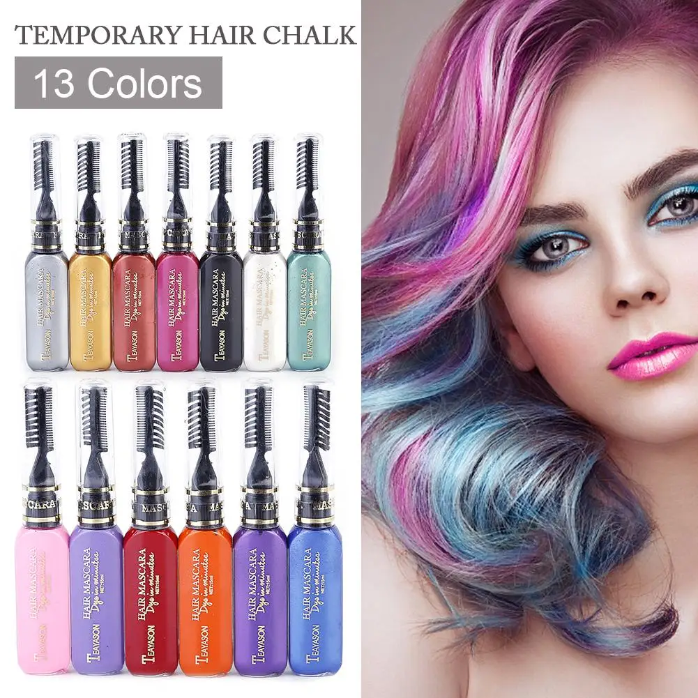 13 Colors Disposable Hair Dye Comb Hair Dye Mascara Hair Color Chalk Hair Dye Comb Temporary Pro Hair Dye Comb Hair Products
13 Colors Disposable Hair Dye Comb Hair Dye Mascara Hair Color Chalk Hair Dye Comb Temporary Pro Hair Dye Comb Hair Products