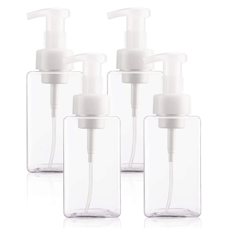 4pcs Foaming Hand Soap Pump Bottle 450ml Clear Refillable Container for Lotion Shampoo Conditioner Empty Soap Dispenser
4pcs Foaming Hand Soap Pump Bottle 450ml Clear Refillable Container for Lotion Shampoo Conditioner Empty Soap Dispenser