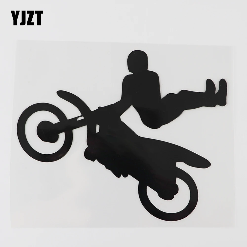 YJZT 15.3CMX12.6CM Cool Freestyle Motocross Trick Decal Vinyl Car Sticker Black/Silver 8A-1148 
YJZT 15.3CMX12.6CM Cool Freestyle Motocross Trick Decal Vinyl Car Sticker Black/Silver 8A-1148