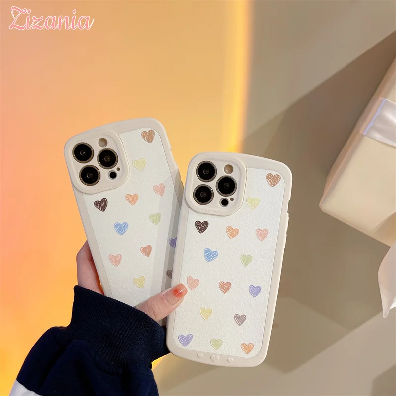 Lovely Fashion White Colorful Graffiti Love Pattern Soft Phone Case For iPhone 13 12 11 Pro XS Max X XR 7 8 Plus Cover Girl Cute
Lovely Fashion White Colorful Graffiti Love Pattern Soft Phone Case For iPhone 13 12 11 Pro XS Max X XR 7 8 Plus Cover Girl Cute