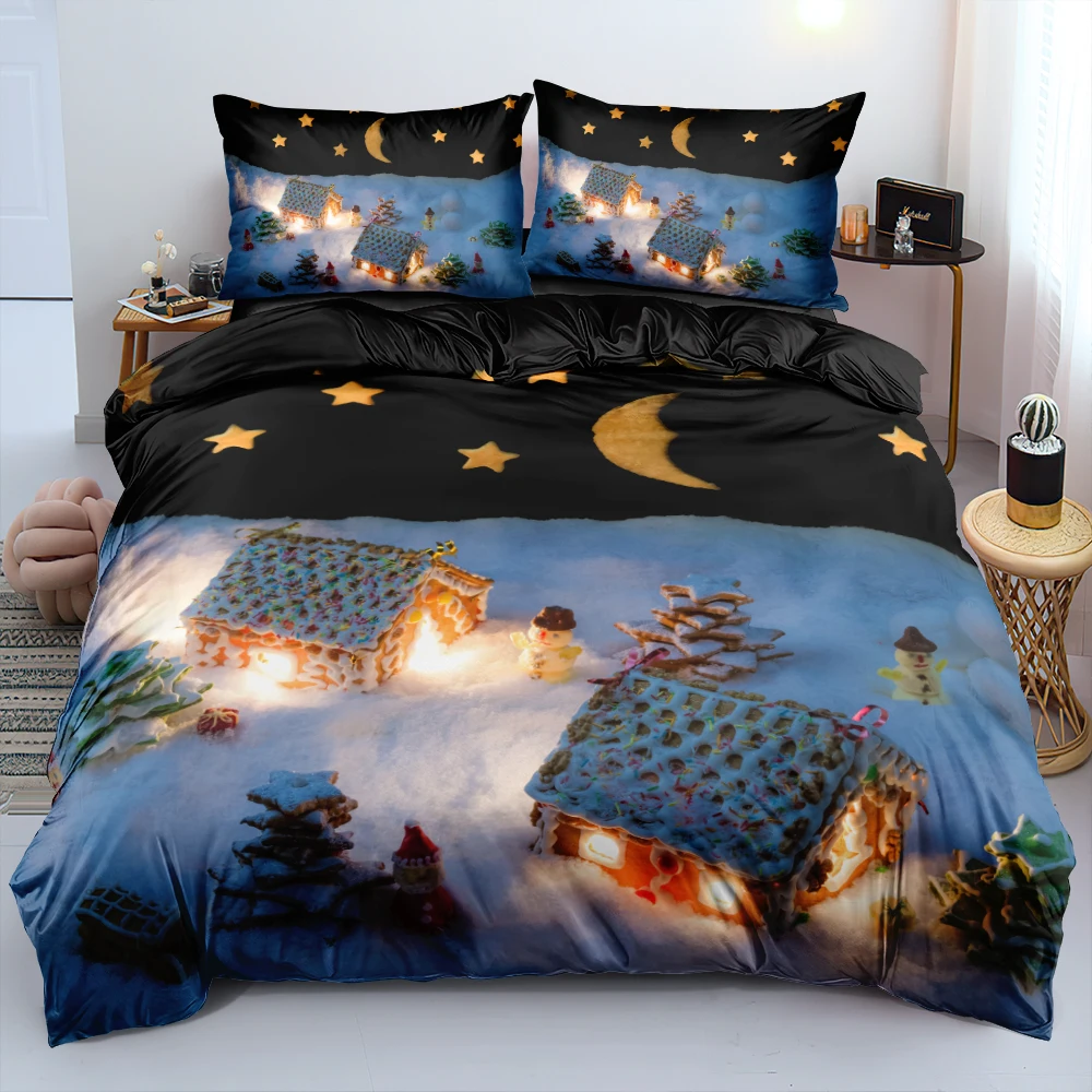 Snowman Series Christmas Comforter Cover Set Quilt Cover Pillow Cases Single Double Queen King Sizes Cartoon Printed Bedclothes
Snowman Series Christmas Comforter Cover Set Quilt Cover Pillow Cases Single Double Queen King Sizes Cartoon Printed Bedclothes
