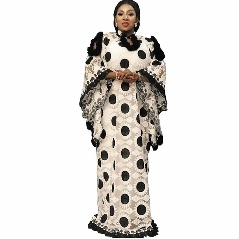 Lace African Dresses for Women Boubou Robe Femme African Dress Dashiki Embroidered Flower Kaftan Dress Africa Plus Size Clothing
Lace African Dresses for Women Boubou Robe Femme African Dress Dashiki Embroidered Flower Kaftan Dress Africa Plus Size Clothing