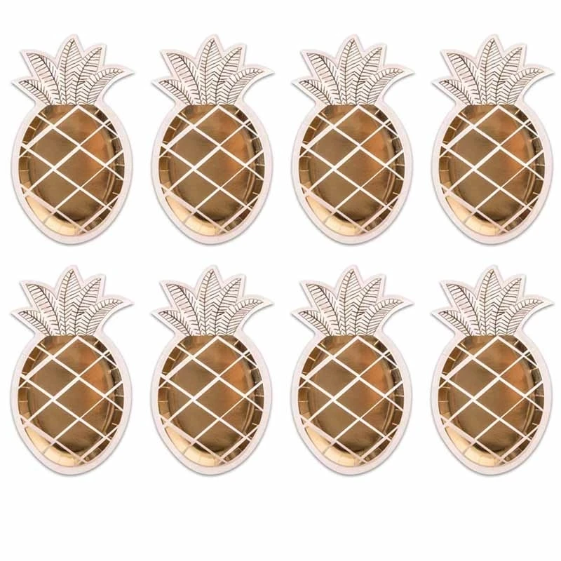 24pcs Goid Pineapple Paper Plates Disposable Tableware Wedding Kids Birthday Party Decorations Hawaiian Luau BBQ Party Supplies
24pcs Goid Pineapple Paper Plates Disposable Tableware Wedding Kids Birthday Party Decorations Hawaiian Luau BBQ Party Supplies