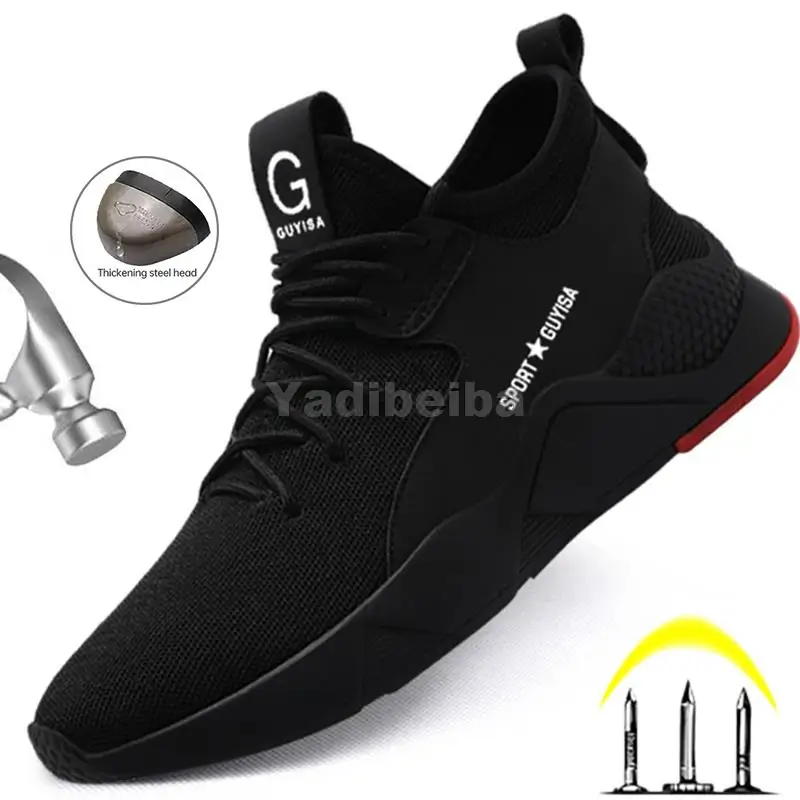Men Boots Steel Toe Safety Shoes Male Breathable Men Shoes Puncture-Proof Work Sneakers Man Work Safety Boots Work Shoes Size50
Men Boots Steel Toe Safety Shoes Male Breathable Men Shoes Puncture-Proof Work Sneakers Man Work Safety Boots Work Shoes Size50