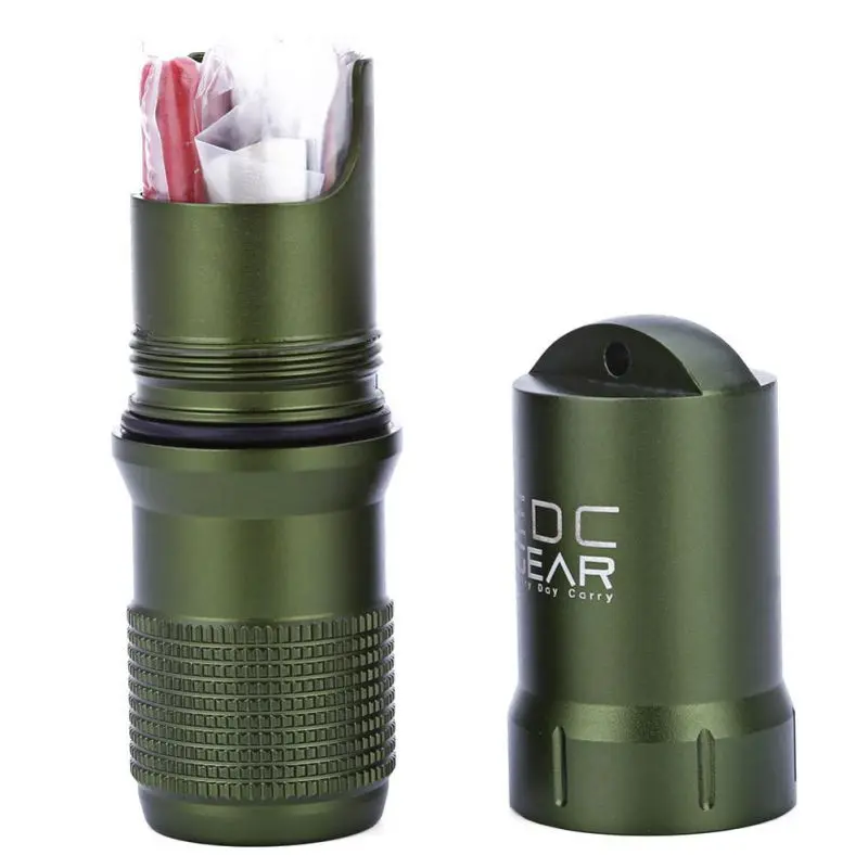 Waterproof Match Emergency Tool Camping Equipment Case Box Container Outdoor Tungsten Carbide Super Hard Hiking Survival Tool
Waterproof Match Emergency Tool Camping Equipment Case Box Container Outdoor Tungsten Carbide Super Hard Hiking Survival Tool