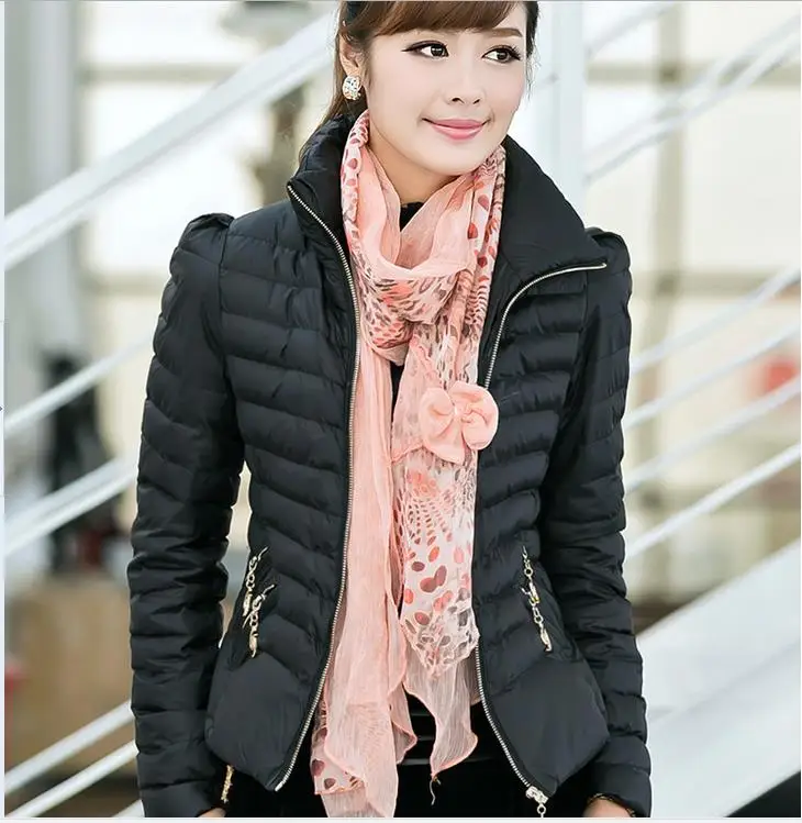 Women Winter Jackets Fashion Stand Collar Slim Small Jacket Short Coat Cotton Padded Basic Top
Women Winter Jackets Fashion Stand Collar Slim Small Jacket Short Coat Cotton Padded Basic Top