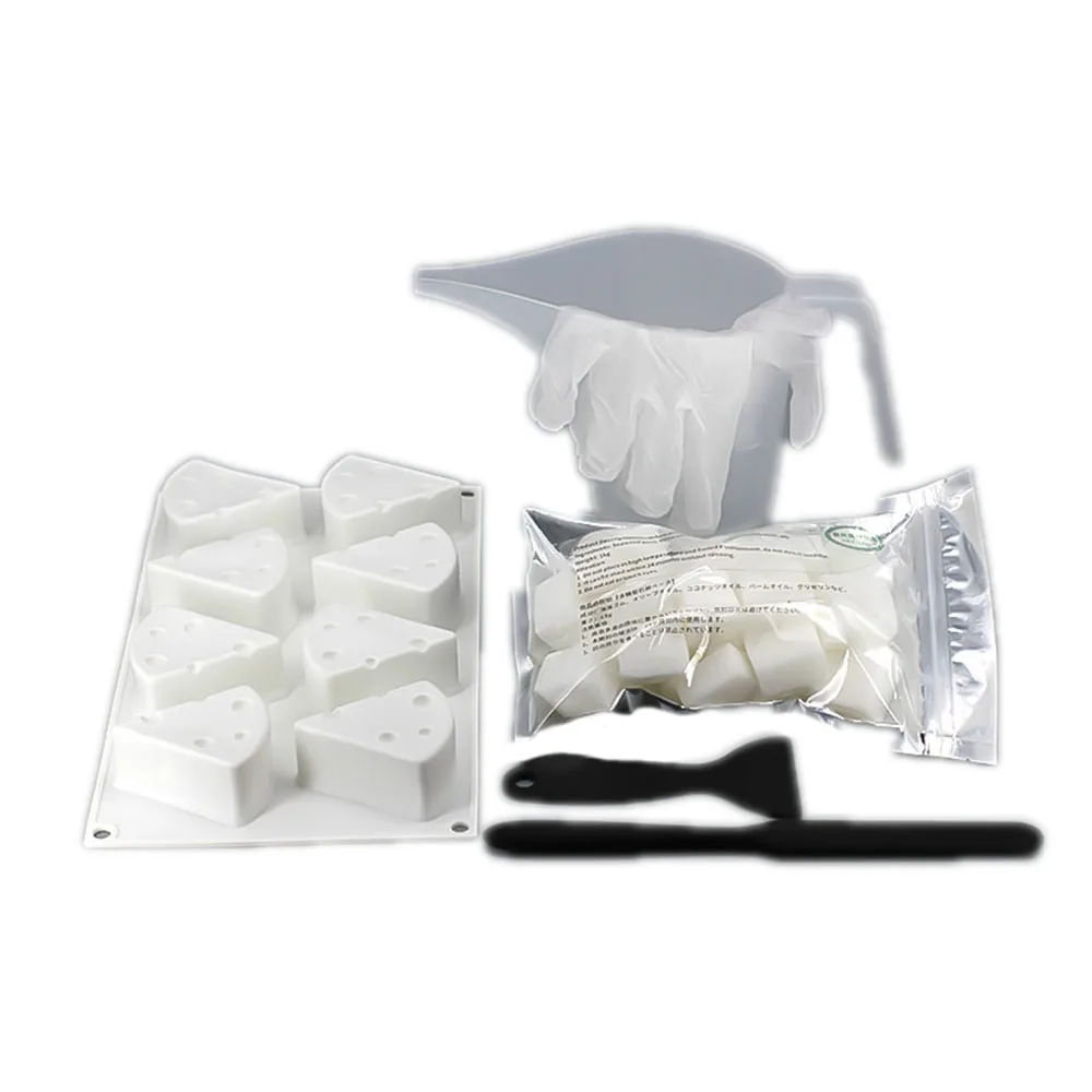 DIY Soap Cheese Combo Set Nature Soap Base Raw With Silicone Mold And 4PCS Supplies For Handmade Soap Making Craft Tools
DIY Soap Cheese Combo Set Nature Soap Base Raw With Silicone Mold And 4PCS Supplies For Handmade Soap Making Craft Tools