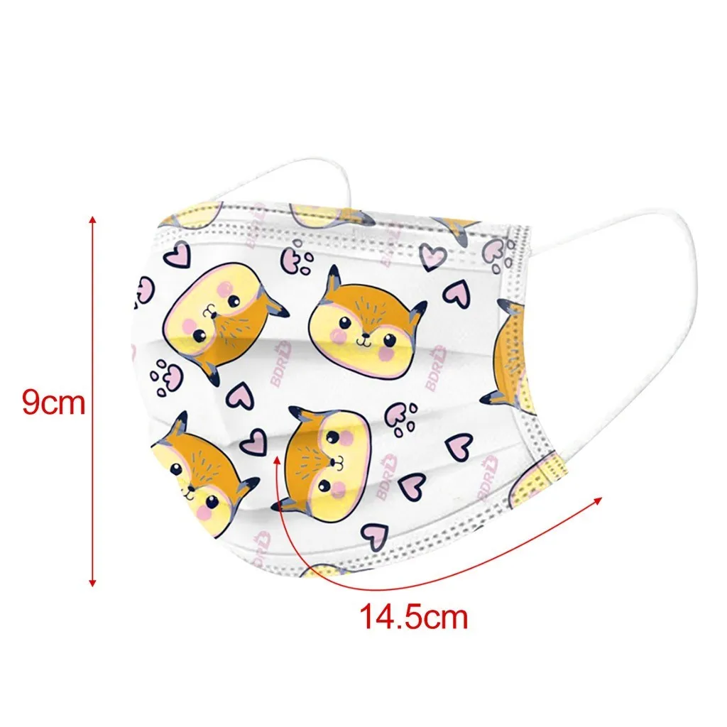 50PC Children Disposable Print Face Mask Industrial 3Ply Ear Loop Mondmasker Mascara Scarf Halloween Cosplay Mask Masque
50PC Children Disposable Print Face Mask Industrial 3Ply Ear Loop Mondmasker Mascara Scarf Halloween Cosplay Mask Masque