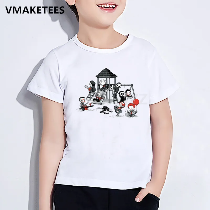 Horror Movie Killer Kids T Shirt Cartoon Maniac Park Funny Jason Children Clothes Baby Girls & Boys T shirt,HKP016
Horror Movie Killer Kids T Shirt Cartoon Maniac Park Funny Jason Children Clothes Baby Girls & Boys T shirt,HKP016