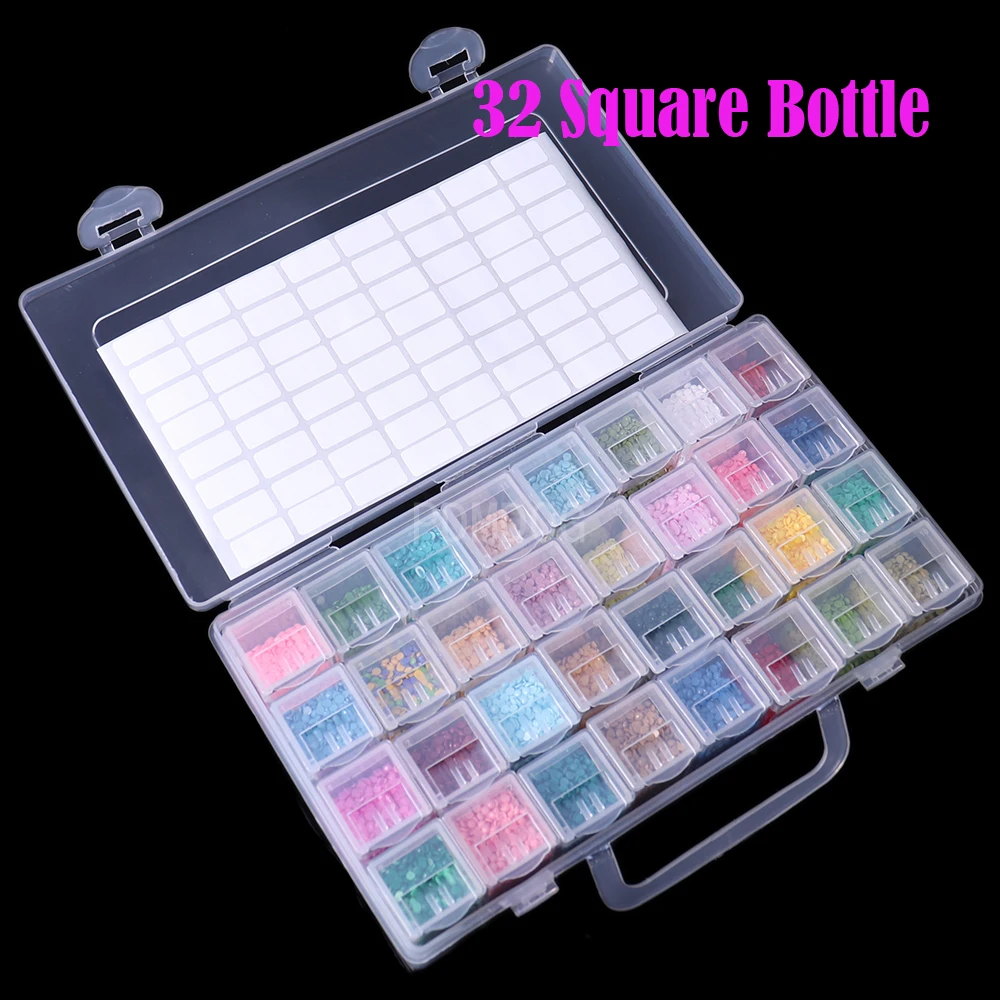New 5D Diamond Painting Tools 32 Cells Storage Box Kits Diamond Embroidery Accessories Sets Glue Pen Clay Tray Stylo Sticker Set
New 5D Diamond Painting Tools 32 Cells Storage Box Kits Diamond Embroidery Accessories Sets Glue Pen Clay Tray Stylo Sticker Set