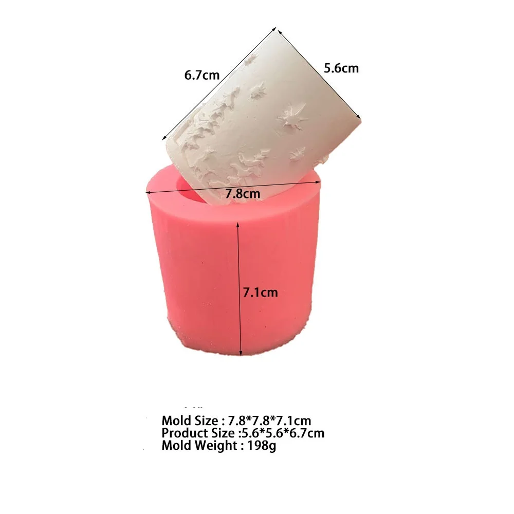 Crystal Epoxy Resin Silicone Mould DIY Christmas Cylindrical Candle Mold Jewelry Holiday Decoration Children's Handmade Toys
Crystal Epoxy Resin Silicone Mould DIY Christmas Cylindrical Candle Mold Jewelry Holiday Decoration Children's Handmade Toys