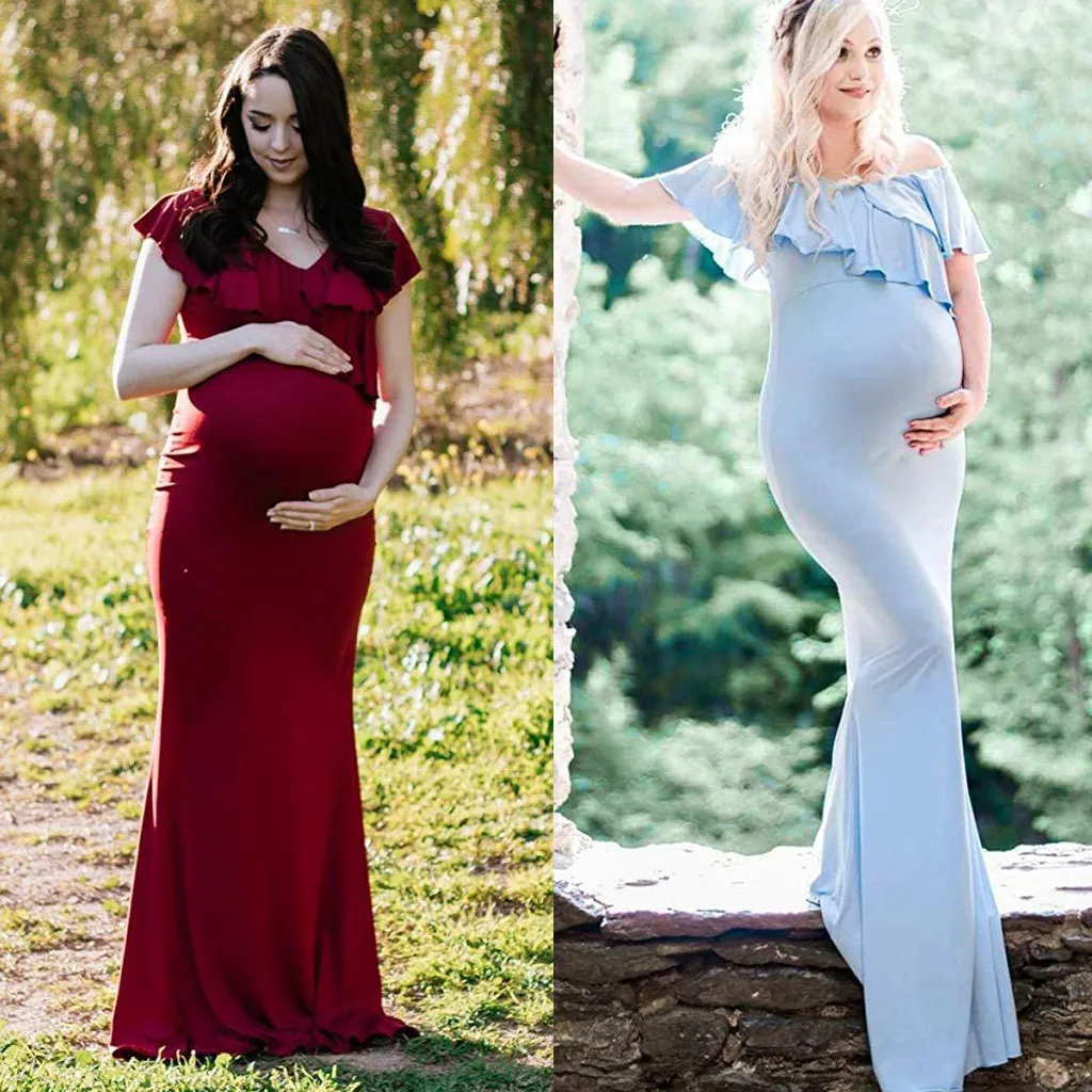 JAYCOSIN Pregnants Maternity Dress Women Casual Photography Prop Short Sleeve Ruffles Solid Sexy Dress Maternity Dress For Photo
JAYCOSIN Pregnants Maternity Dress Women Casual Photography Prop Short Sleeve Ruffles Solid Sexy Dress Maternity Dress For Photo