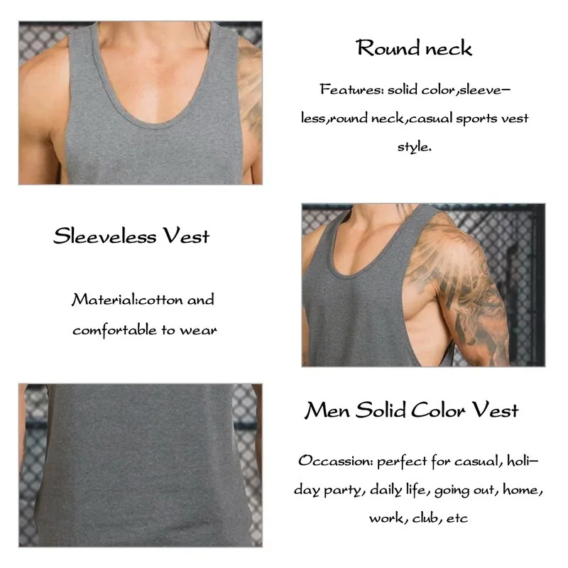 Gym Tank Top Men Fitness Clothing Mens Bodybuilding Tank Tops Summer Gym Clothing for Male Sleeveless Vest Shirts Plus Size
Gym Tank Top Men Fitness Clothing Mens Bodybuilding Tank Tops Summer Gym Clothing for Male Sleeveless Vest Shirts Plus Size