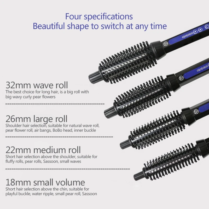 26Mm Electric Comb Hair Brush 2 in 1 Pro Ceramic Hair Curler Hair Curlers Roller Styling Tools Hair Curling Iron Multifunction E
26Mm Electric Comb Hair Brush 2 in 1 Pro Ceramic Hair Curler Hair Curlers Roller Styling Tools Hair Curling Iron Multifunction E