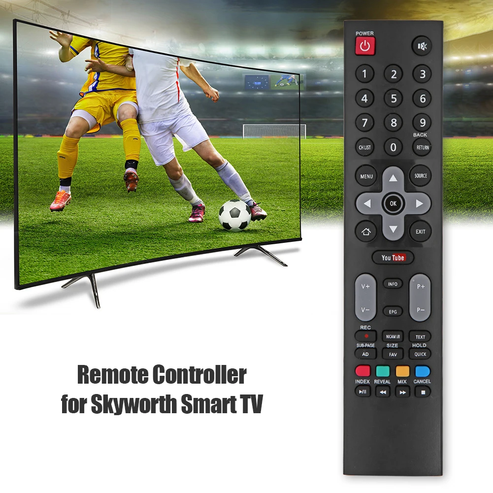Для замены smart TV Skyworth, пульт дистанционного управления для Skyworth TV с приложением Youtube HOF16J234GPD12
Для замены smart TV Skyworth, пульт дистанционного управления для Skyworth TV с приложением Youtube HOF16J234GPD12