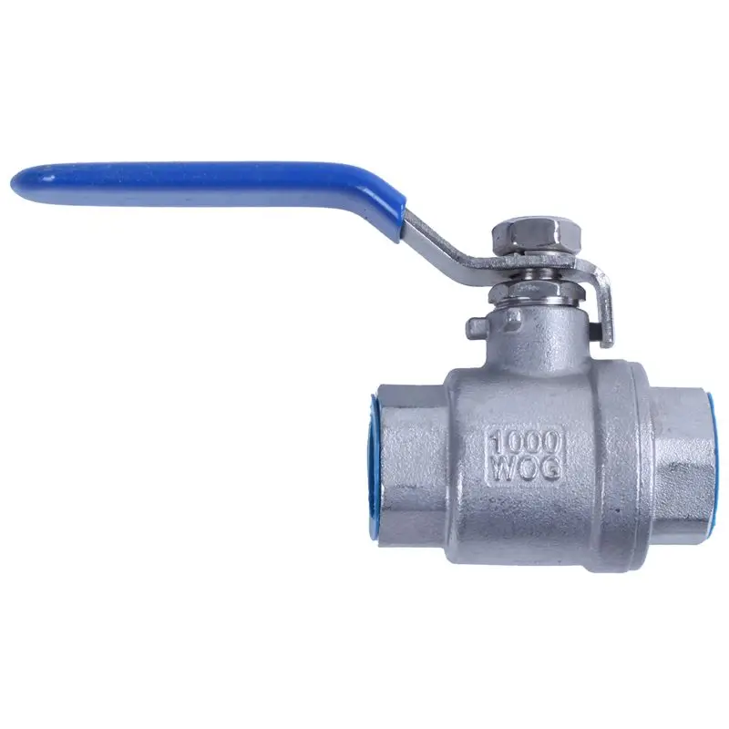 Горячая продажа 1/2 дюймов NPT Женский 304 Нержавеющая сталь полный порт шаровой