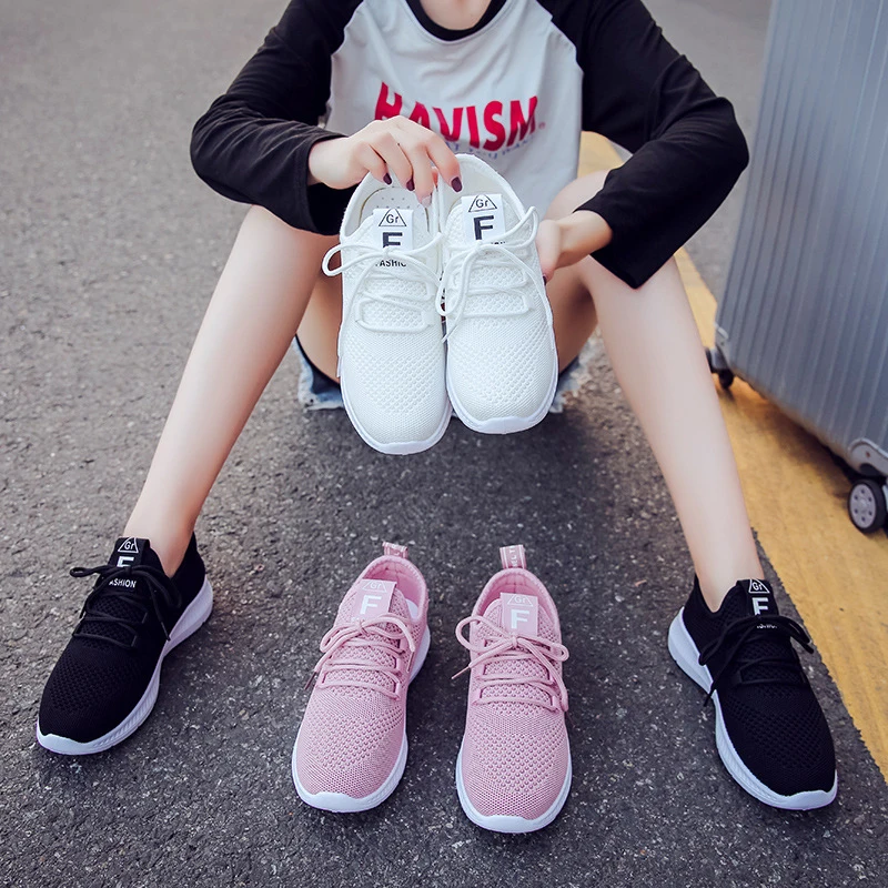 QMJHVX 2020 New Shoes Woman Breathable Mesh Solid Color Sneakers Increase 1-3 cm Sports Shoes Student Shoes zapatos de mujer
QMJHVX 2020 New Shoes Woman Breathable Mesh Solid Color Sneakers Increase 1-3 cm Sports Shoes Student Shoes zapatos de mujer