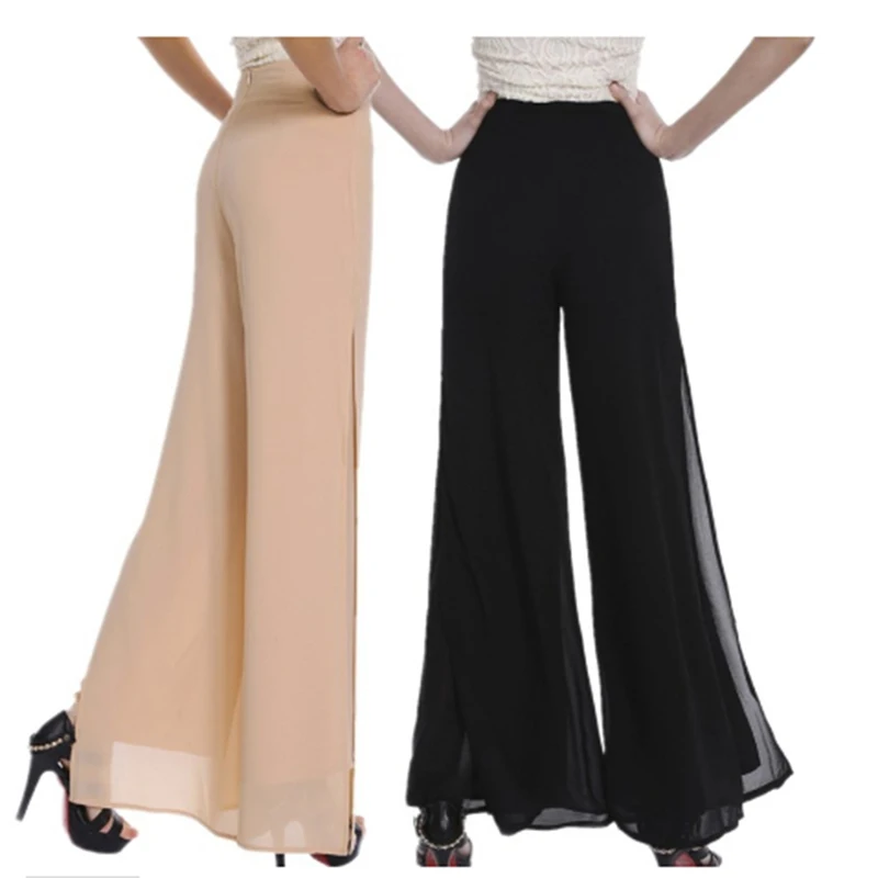 Women Chiffon Side Split Casual Pant Loose Slim Wide Leg Pants Plus Size 4XL Women Vintage High Waist Long Trousers Ladies844337
Women Chiffon Side Split Casual Pant Loose Slim Wide Leg Pants Plus Size 4XL Women Vintage High Waist Long Trousers Ladies844337