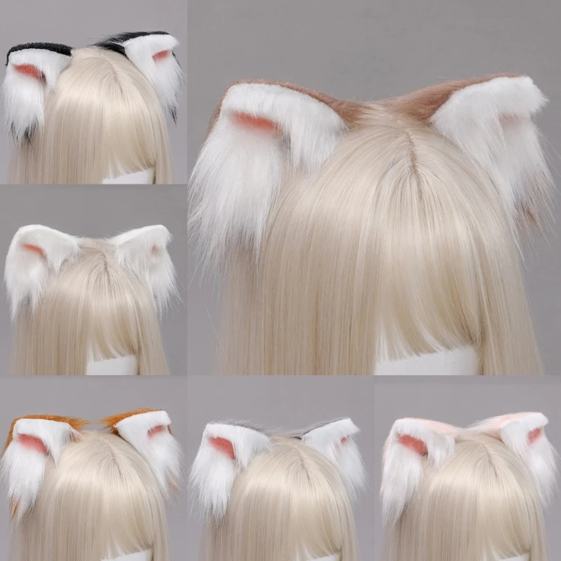 Adorable fake fur hair pins for lolita kittens ears japanese anime cosplay cute animals halloween costume party accessories
Adorable fake fur hair pins for lolita kittens ears japanese anime cosplay cute animals halloween costume party accessories