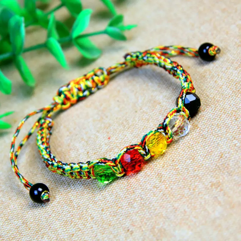 Girls' Lovely Multicolor Five Elements Rune Mark Beads Rope Charm Bracelets Lucky Hand-knitted Creative Bracelet Accessory Gifts
Girls' Lovely Multicolor Five Elements Rune Mark Beads Rope Charm Bracelets Lucky Hand-knitted Creative Bracelet Accessory Gifts
