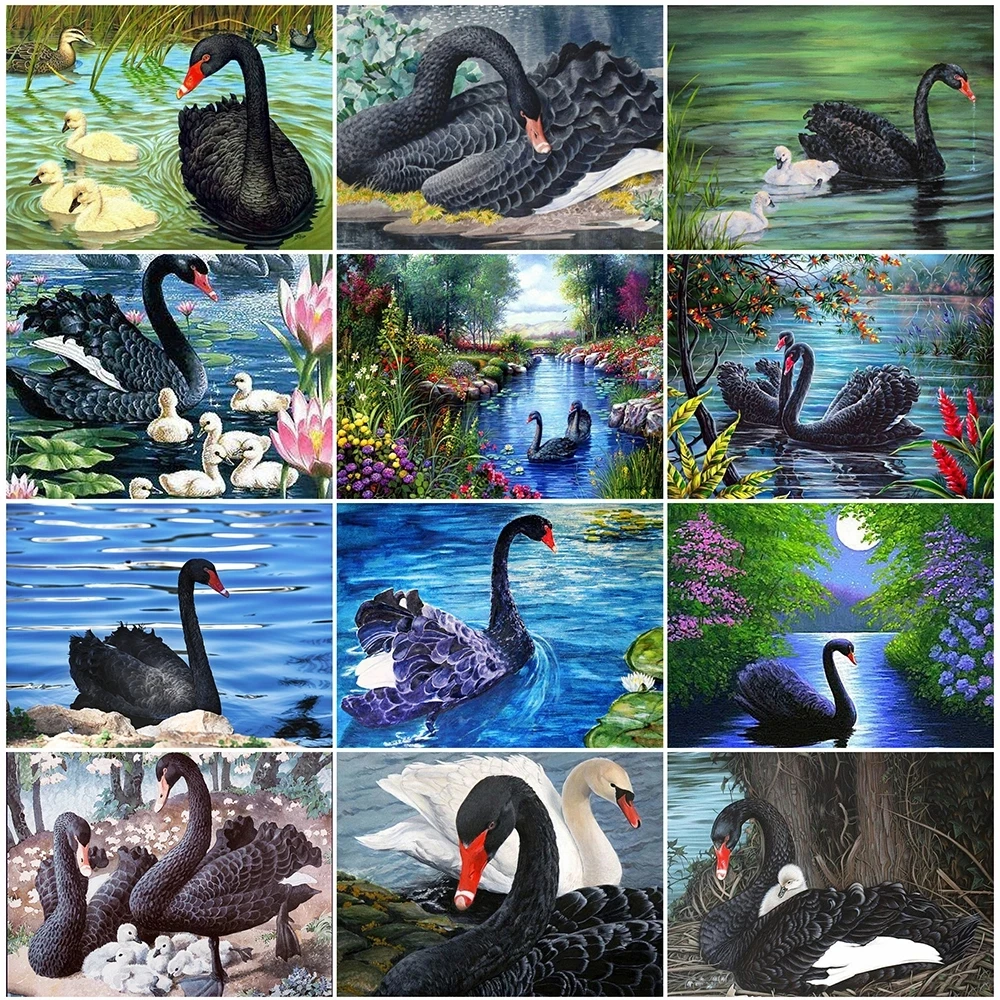 Алмазная вышивка с животными, Черный лебедь 5D, алмазная живопись «сделай сам», полноразмерная/круглая мозаика, стразы, вышивка крестиком, по...
Алмазная вышивка с животными, Черный лебедь 5D, алмазная живопись «сделай сам», полноразмерная/круглая мозаика, стразы, вышивка крестиком, по...
