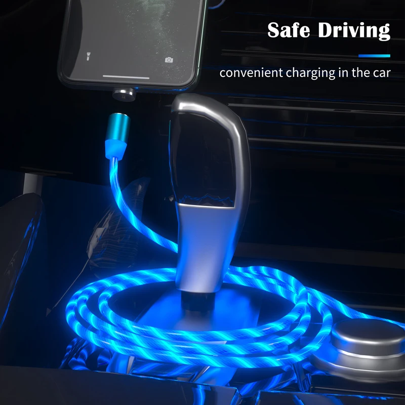 New Magnetic USB Cable Current Luminous Lighting Cable for Iphone Samsung Xiaomi Mobile Phone Charger LED Micro USB Type C Cle
New Magnetic USB Cable Current Luminous Lighting Cable for Iphone Samsung Xiaomi Mobile Phone Charger LED Micro USB Type C Cle