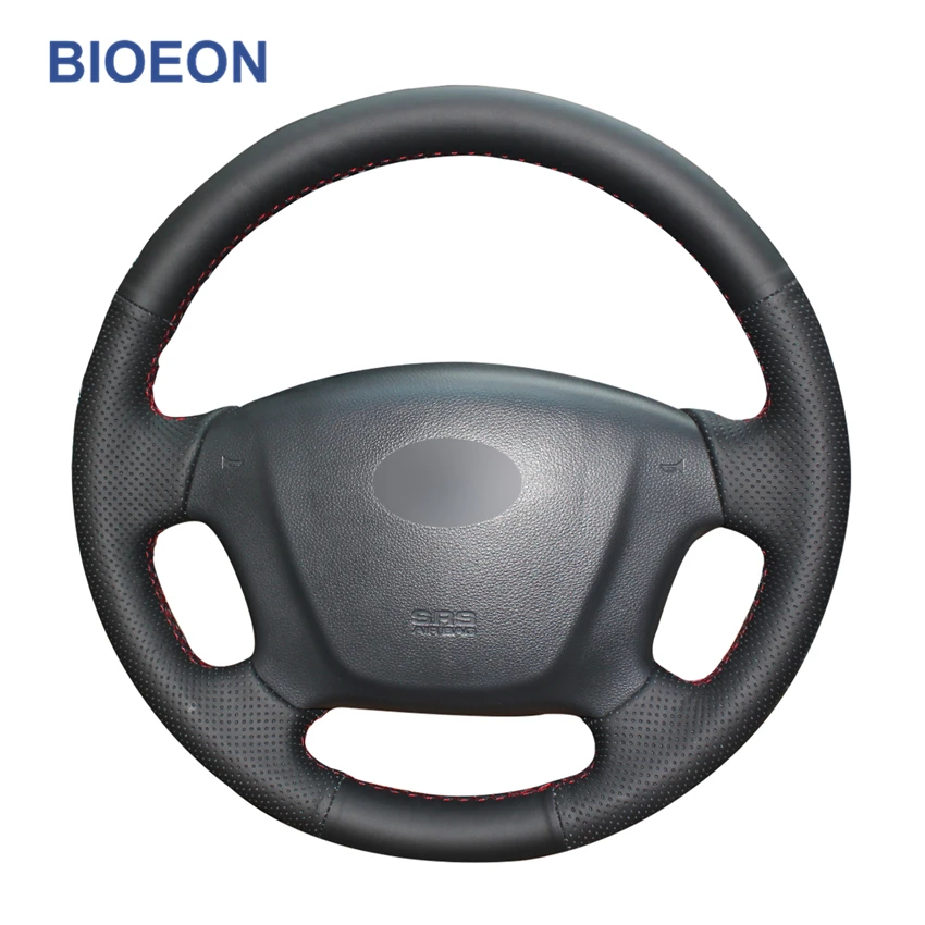 Обмотка из искусственной кожи PU для Kia Carens 2007 2011 Rondo 2010 Hyundai TS 2008|Чехлы на руль| |