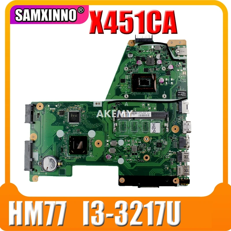 Akemy Laptop motherboard For Asus X451CA F451 F451C X451CA Mainboard REV.2.1 HM77 SR0N9 I3-3217U GMA HD 3000
Akemy Laptop motherboard For Asus X451CA F451 F451C X451CA Mainboard REV.2.1 HM77 SR0N9 I3-3217U GMA HD 3000