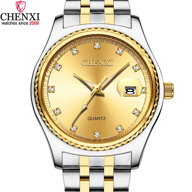 Часы наручные CHENXI Мужские кварцевые, брендовые Роскошные Спортивные Светящиеся с календарем и указкой, деловая жизнь, водонепроницаемые 
Часы наручные CHENXI Мужские кварцевые, брендовые Роскошные Спортивные Светящиеся с календарем и указкой, деловая жизнь, водонепроницаемые