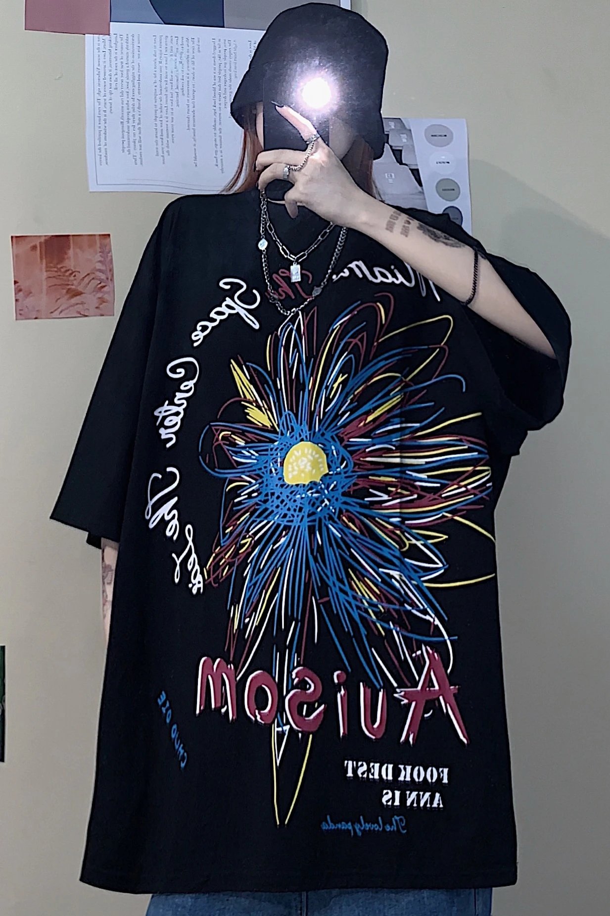 Hand Painted Daisies Tshirts Women Loose Oversized Streetwear T-shirt Japan 2020 Funny Short Sleeve Cotton Tee Clothes
Hand Painted Daisies Tshirts Women Loose Oversized Streetwear T-shirt Japan 2020 Funny Short Sleeve Cotton Tee Clothes