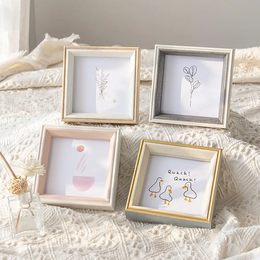 Fashion Picture Holder Portable 4 Colors Square Anti-deform Picture Rack Holder Photo Holder Picture Frame
Fashion Picture Holder Portable 4 Colors Square Anti-deform Picture Rack Holder Photo Holder Picture Frame