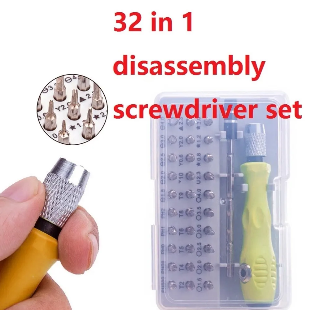 32 In 1 Precision Screwdriver Bits Kit With Magnetic Repair Hand Tools Screw Driver For Phone Laptop Mobile Electric Goods
32 In 1 Precision Screwdriver Bits Kit With Magnetic Repair Hand Tools Screw Driver For Phone Laptop Mobile Electric Goods
