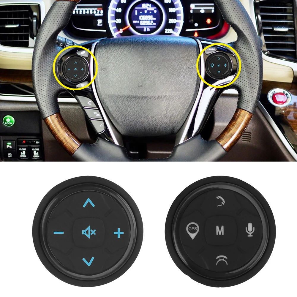 Wireless Car Steering Wheel Controller Music GPS Navigation Radio Remote Control Buttons 10 keys Universal Car Accessories
Wireless Car Steering Wheel Controller Music GPS Navigation Radio Remote Control Buttons 10 keys Universal Car Accessories