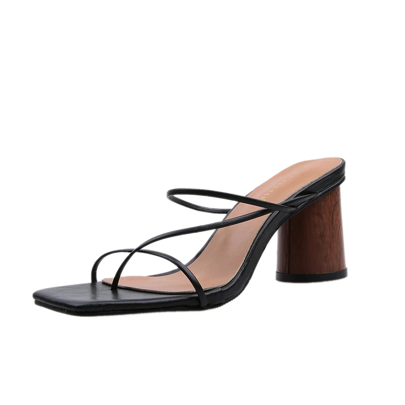 Slippers Women 2020 Summer Square Toe Thick Heel Slipper Clip-toe High Heels Sandals Flip Flop Slides Outdoor Women's Shoe Pumps 
Slippers Women 2020 Summer Square Toe Thick Heel Slipper Clip-toe High Heels Sandals Flip Flop Slides Outdoor Women's Shoe Pumps
