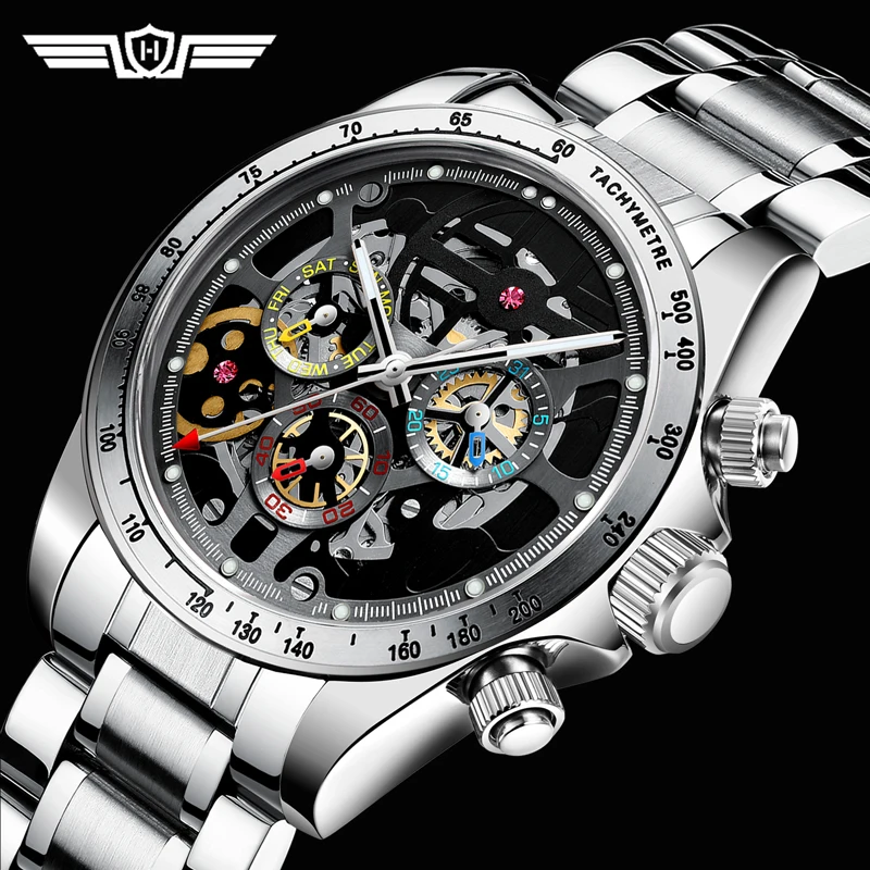 HAIQIN automatic mens watches top brand luxury skeleton watch mens watch mechanical wristwatch men 316L waterproof Gemstone 2020
HAIQIN automatic mens watches top brand luxury skeleton watch mens watch mechanical wristwatch men 316L waterproof Gemstone 2020
