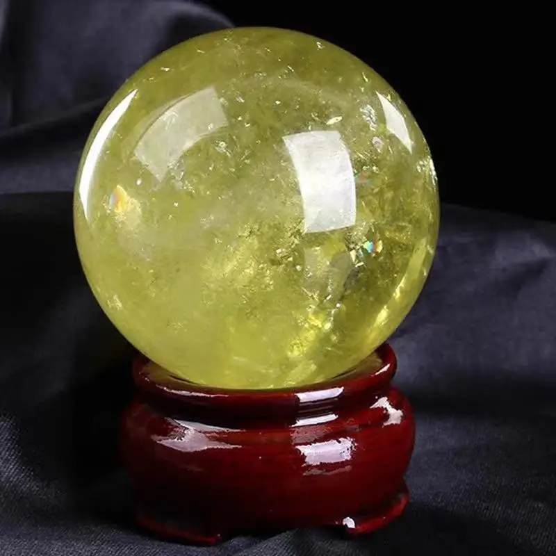 50-100mm Natural quartz crystal yellow crystal ball crafts sitting room office setting pieces
50-100mm Natural quartz crystal yellow crystal ball crafts sitting room office setting pieces