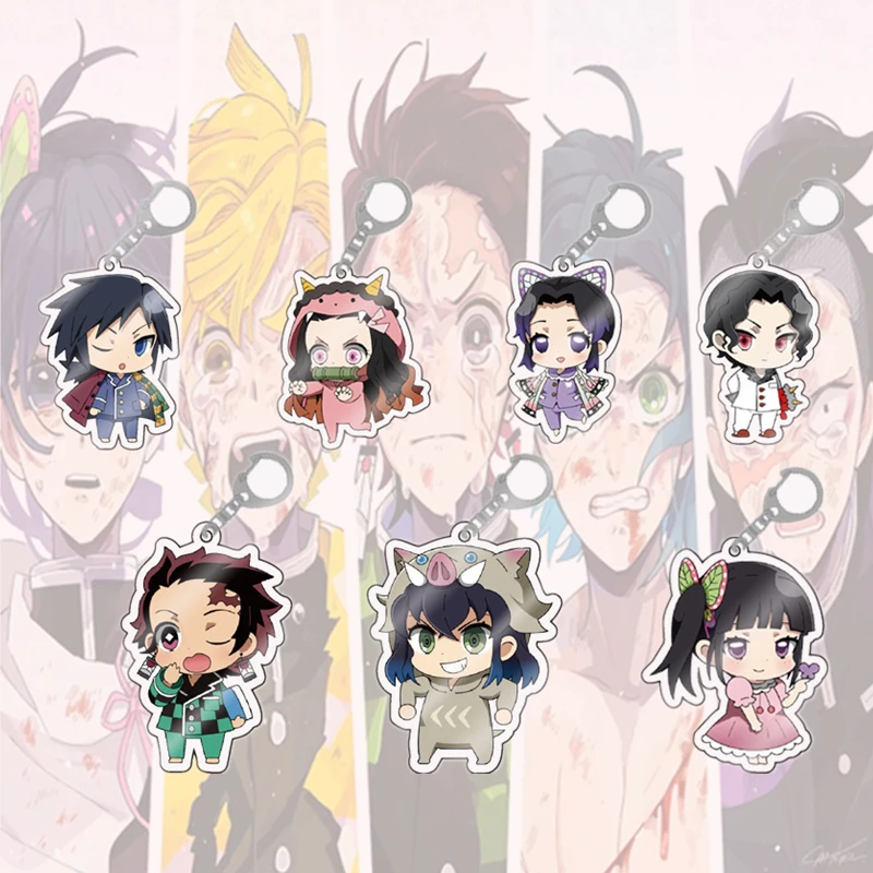 Anime Demon Slayer Acrylic Key chains Child Toy Figure Urokodaki Sakonji keychain Rengoku Kanawo Fashion Kokushibou Desk keyring
Anime Demon Slayer Acrylic Key chains Child Toy Figure Urokodaki Sakonji keychain Rengoku Kanawo Fashion Kokushibou Desk keyring