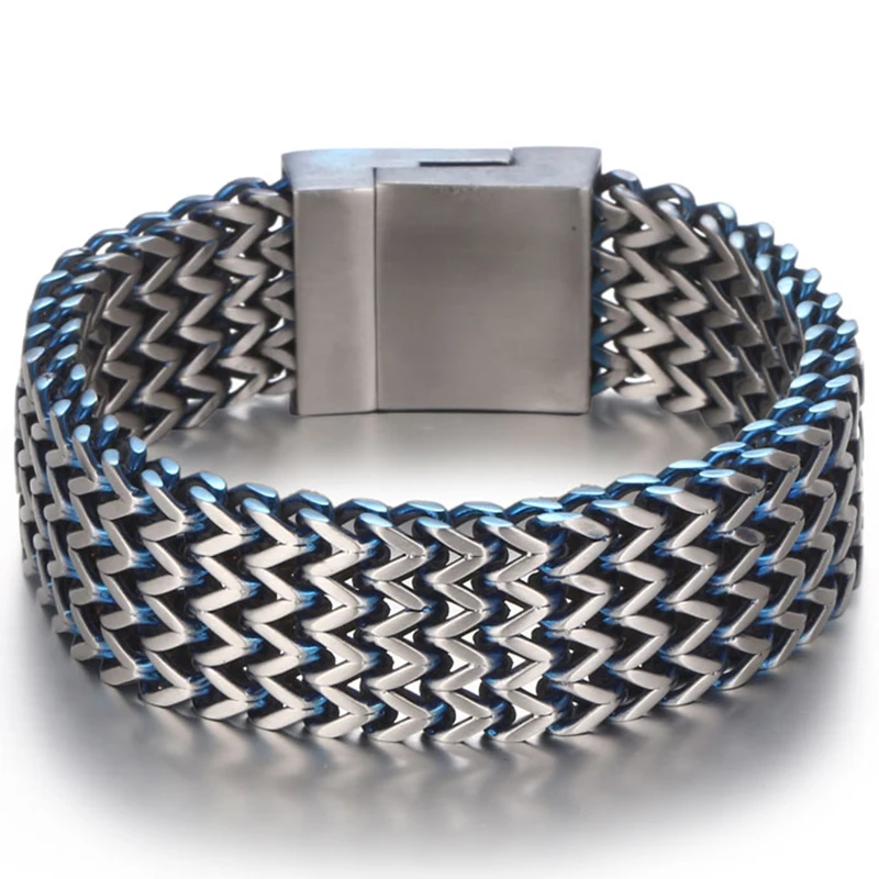 Big Heavy 20MM Wide 8.46" Stainless Steel Bracelet for Men Black Rose Gold Plated Hip Hop Biker Jewelry Gifts for Best Friend
Big Heavy 20MM Wide 8.46" Stainless Steel Bracelet for Men Black Rose Gold Plated Hip Hop Biker Jewelry Gifts for Best Friend