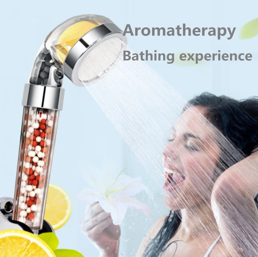 Lemon aroma filter shower SPA massage shower shower nozzle Maifan stone negative ion shower water saving and pressurization 
Lemon aroma filter shower SPA massage shower shower nozzle Maifan stone negative ion shower water saving and pressurization